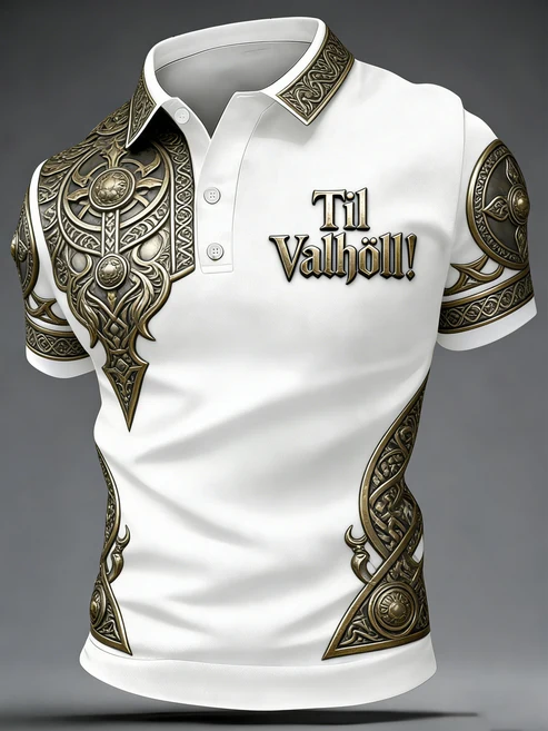 Summer Viking Clothing - 2027 여름 베스트셀러 남성용 레트로 덴마크