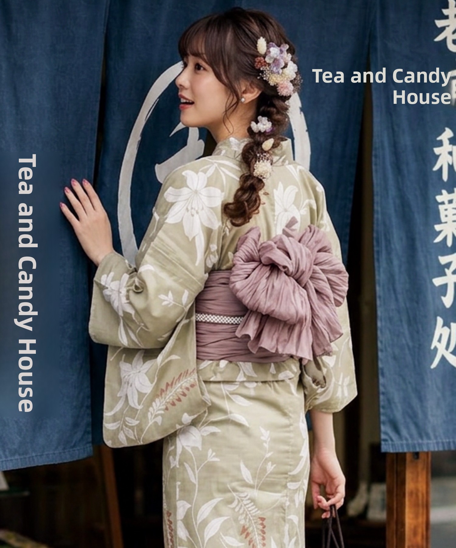 Summer Clothing Material - 전통 유카타 기모노 면 린넨 소재