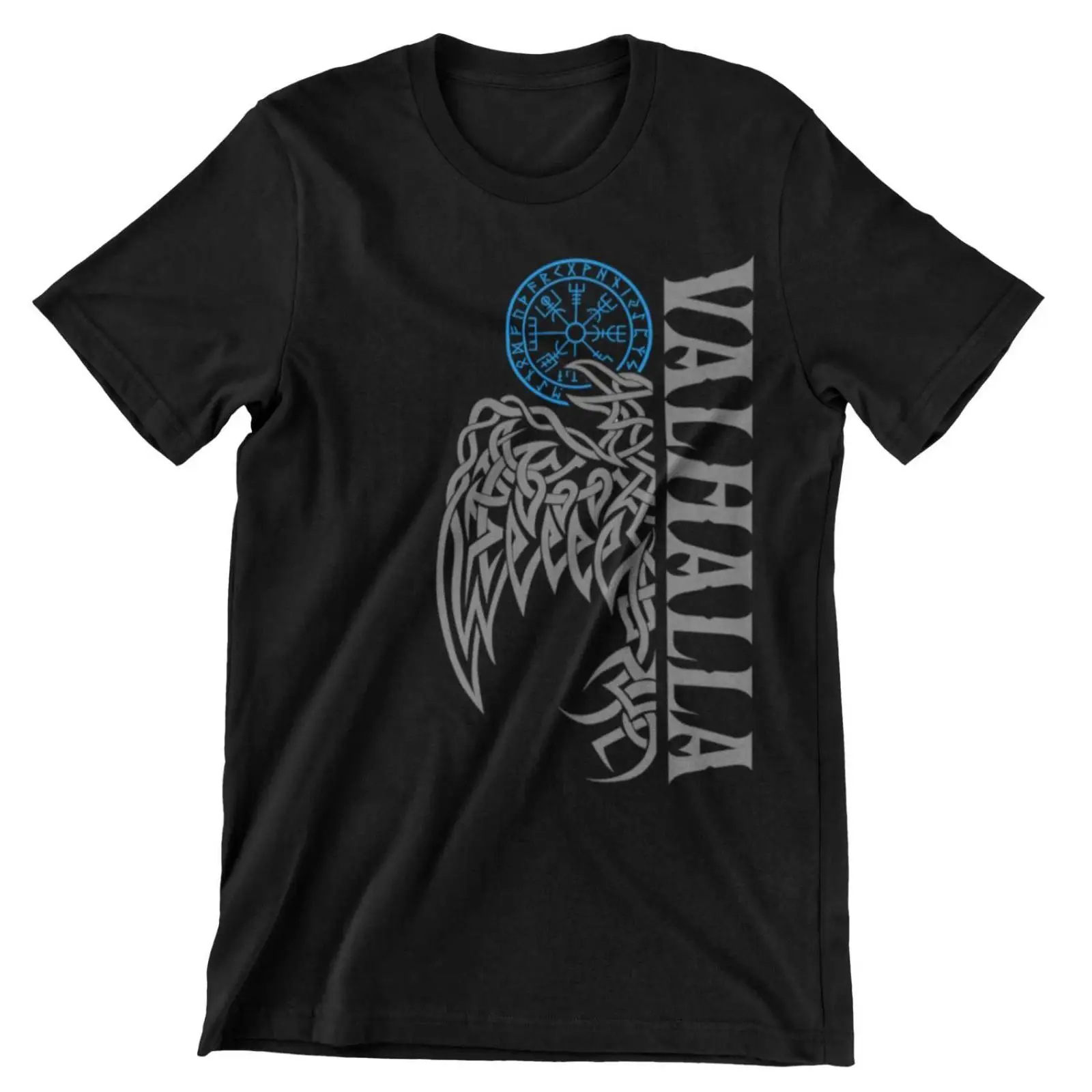 Summer Viking Clothing - Rabe Valhalla Vegvisir viking Raven Runen