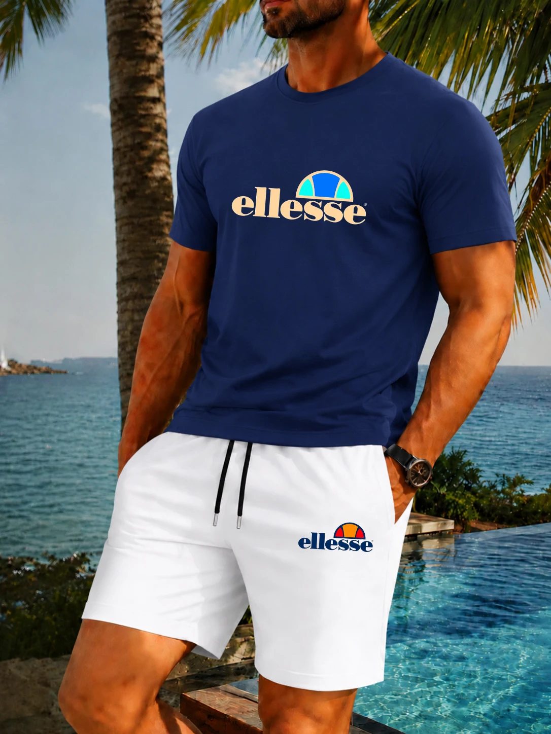 새로운 여름 캐주얼하고 패셔너블한 남성용 클래식 라운드 - Summer Clothing Types 리뷰 및 가격