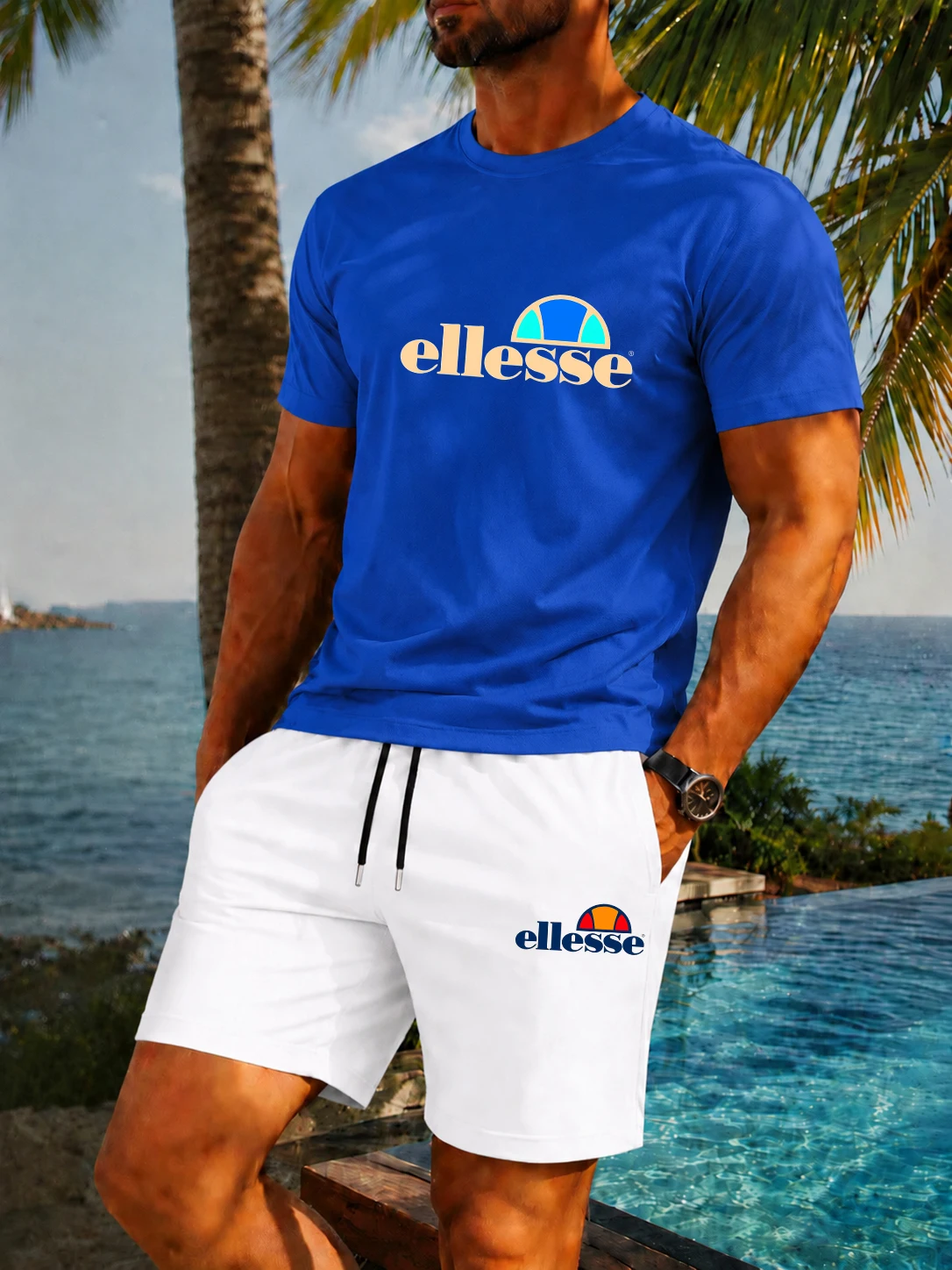 새로운 여름 캐주얼하고 패셔너블한 남성용 클래식 라운드 - Summer Clothing Types 리뷰 및 가격