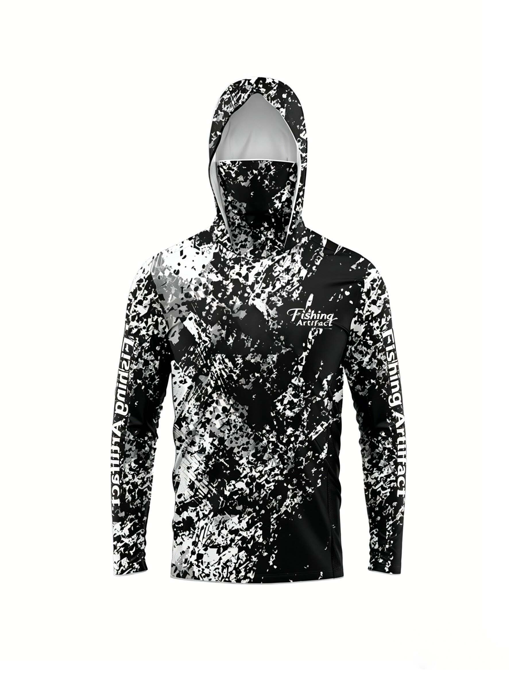 남성용 여름 3D 프린트 낚시 후드티(페이스 마스크 포 - Summer Clothing Types 리뷰 및 가격