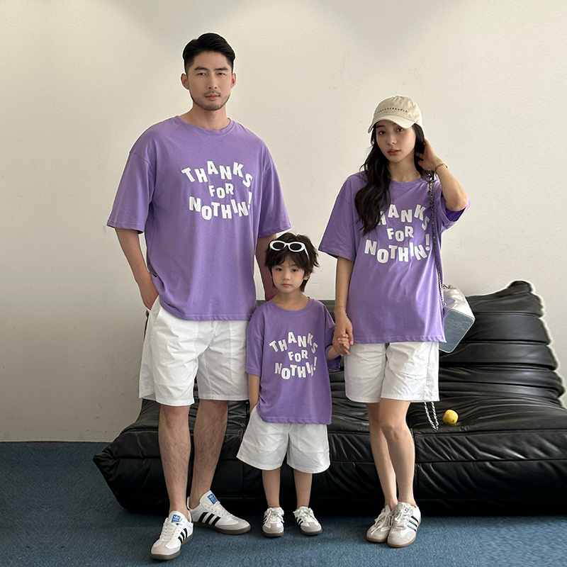 새로운 가족 일치하는 티 셔츠 반바지 의류 세트 아빠  - Summer Clothing New Look 리뷰 및 가격