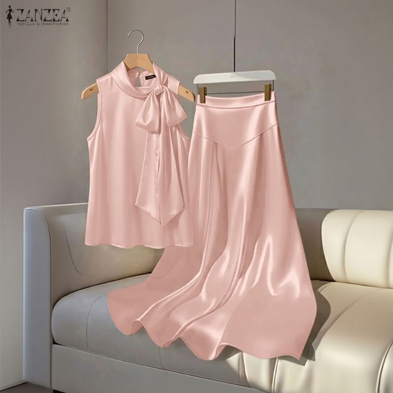 2PCS 프랑스어 시크 파티 복장 ZANZEA 여성 우 - Summer Alt Clothing 리뷰 및 가격