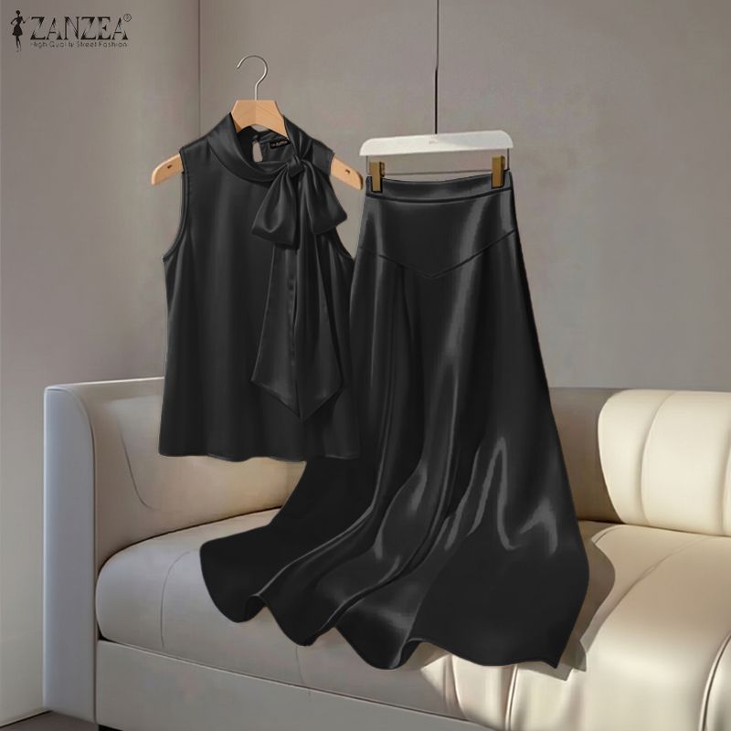 2PCS 프랑스어 시크 파티 복장 ZANZEA 여성 우 - Summer Alt Clothing 리뷰 및 가격