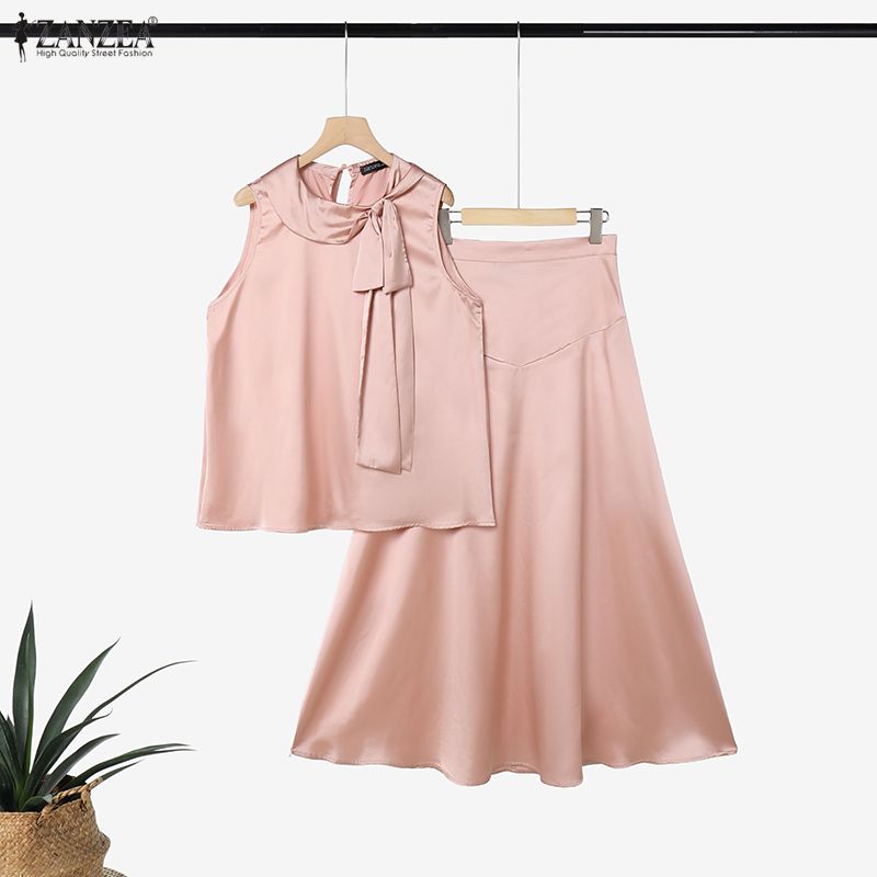 2PCS 프랑스어 시크 파티 복장 ZANZEA 여성 우 - Summer Alt Clothing 리뷰 및 가격