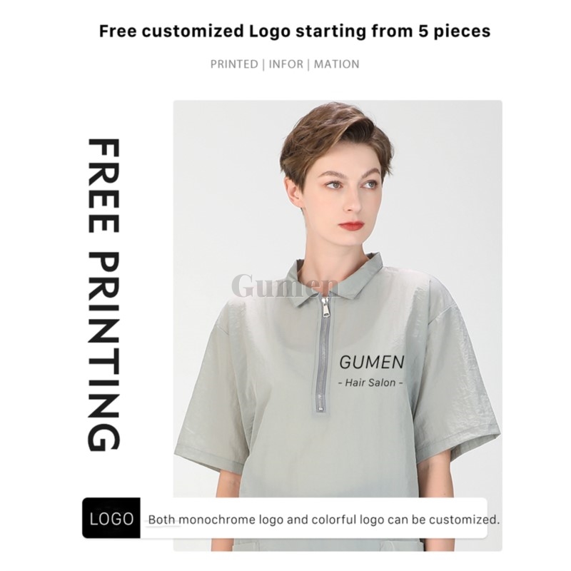 짧은 소매 개 손질 의류 여름 애완 동물 Groomer - Summer Clothing Material 리뷰 및 가격