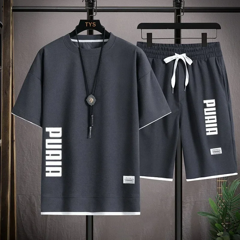 2026 신상 남성 티셔츠 반바지 세트 2-in-1 여 - Summer Clothing Types 리뷰 및 가격