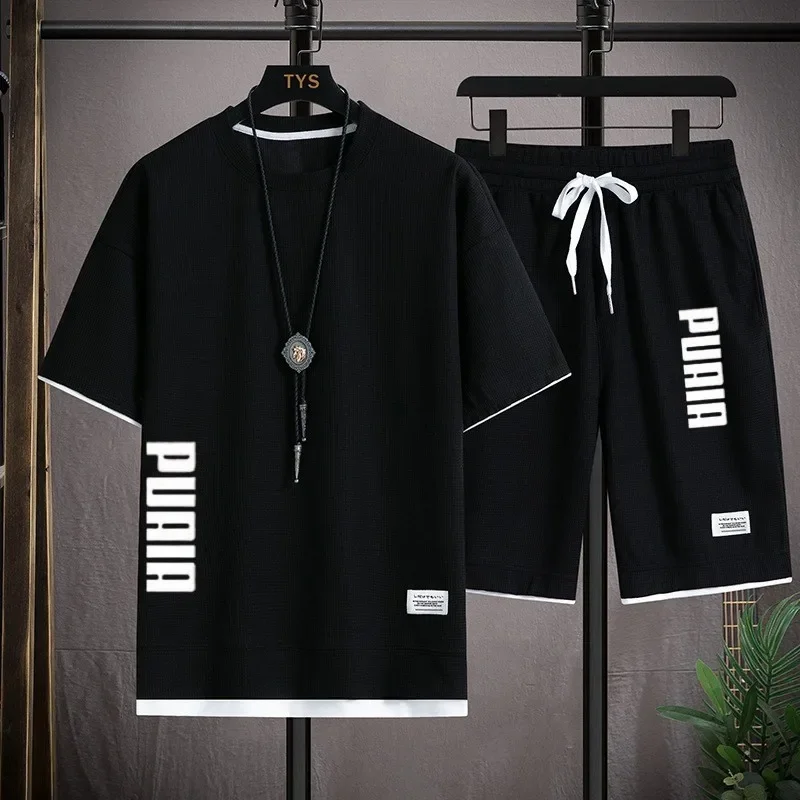 2026 신상 남성 티셔츠 반바지 세트 2-in-1 여 - Summer Clothing Types 리뷰 및 가격