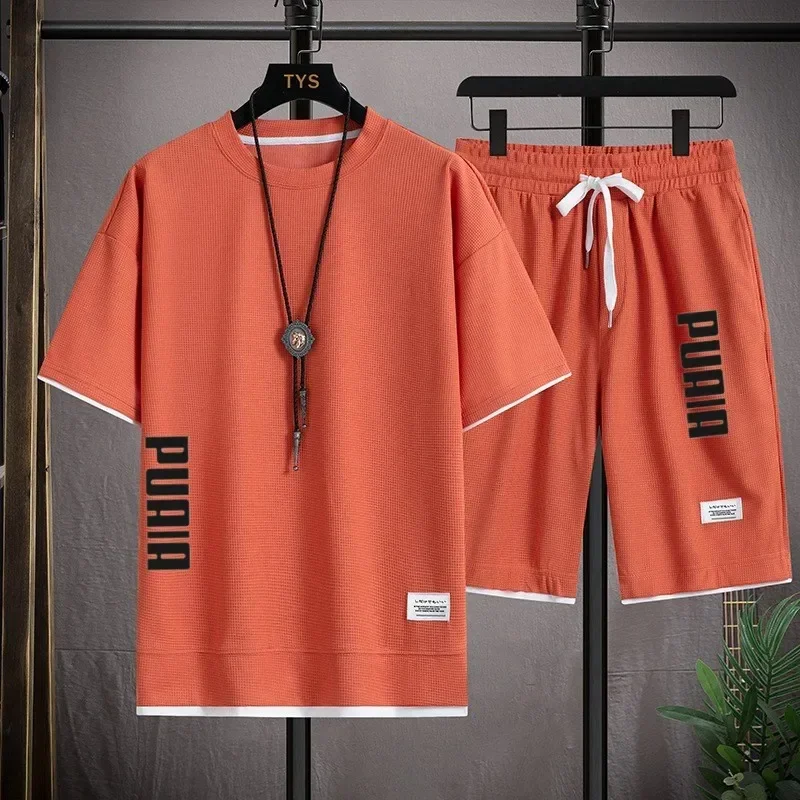 2026 신상 남성 티셔츠 반바지 세트 2-in-1 여 - Summer Clothing Types 리뷰 및 가격