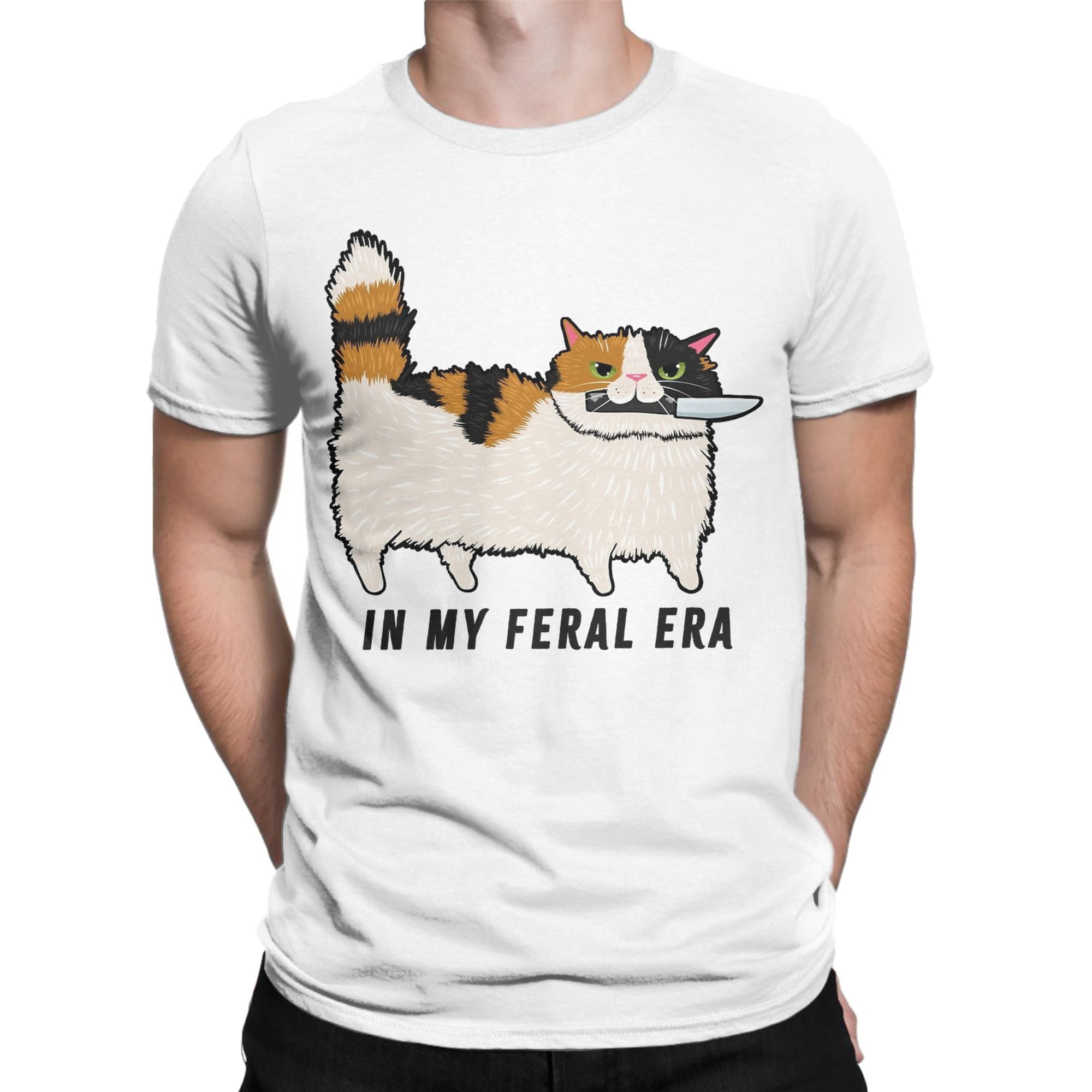 남성용 In My Feral Era Calico Cat - Summer Clothing Ideas Men 리뷰 및 가격