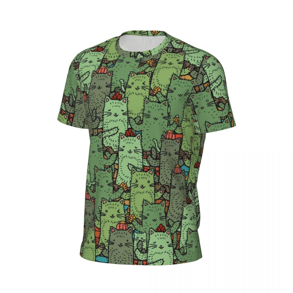 남성용 스포츠 T 셔츠 재미 있은 고양이 티셔츠 인기  - Summer Clothing Ideas Men 리뷰 및 가격