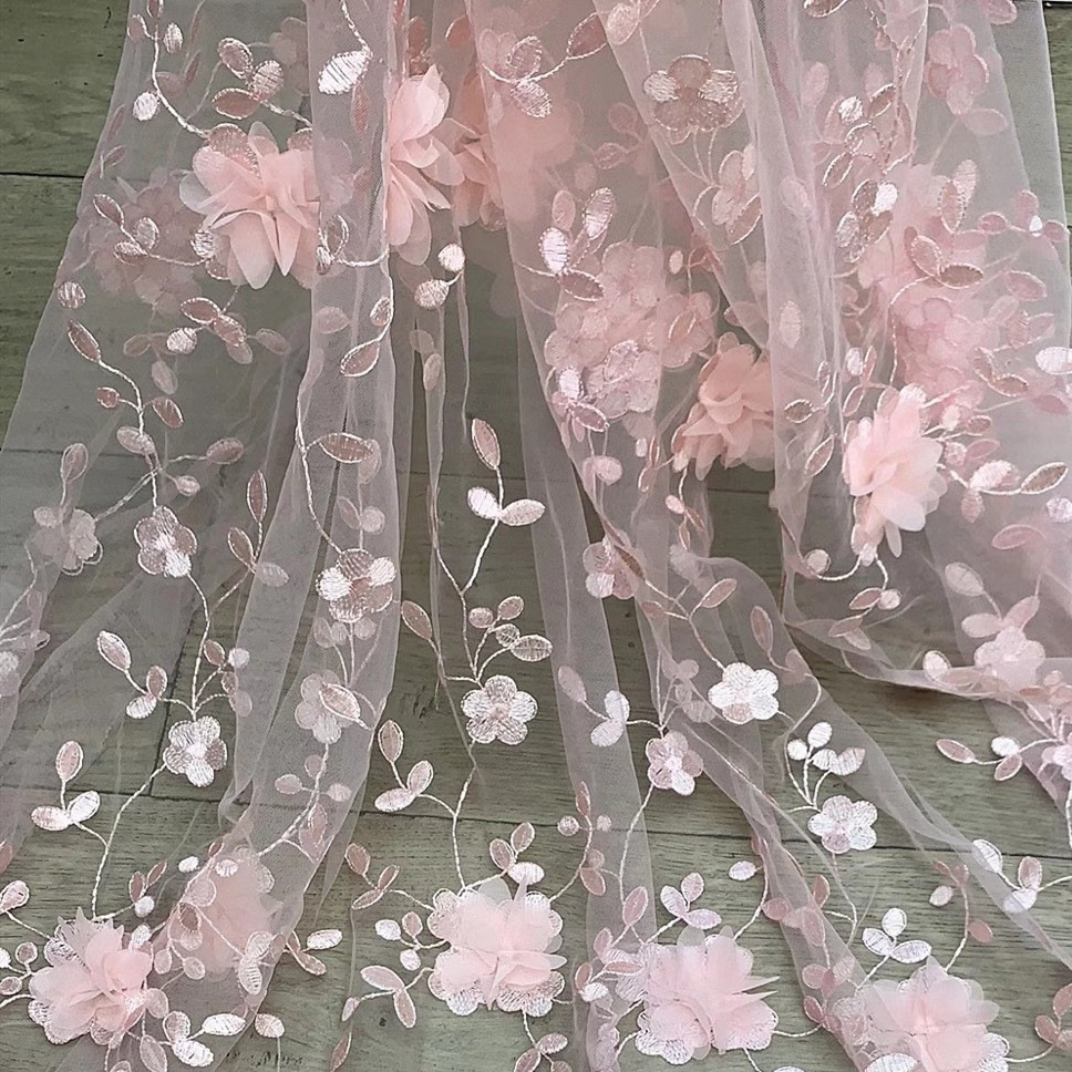 2 야드/로트 150cm 폭 절묘한 메쉬 드레스 3D  - Summer Clothing Material 리뷰 및 가격
