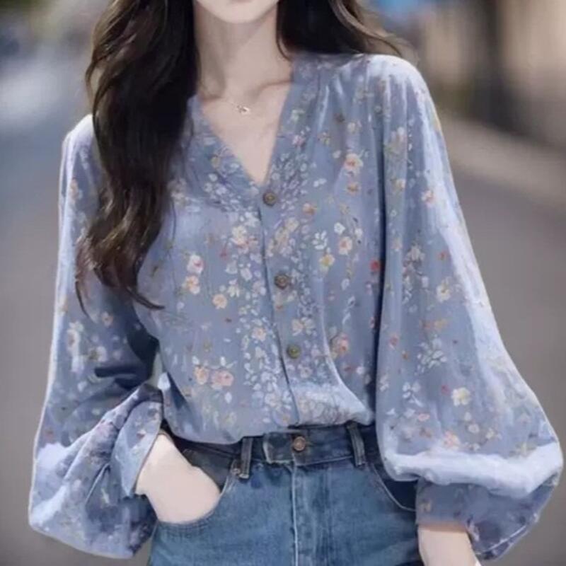 봄 여름 새로운 여성 의류 프랑스어 우아한 꽃무늬 V넥 - Summer Clothing New Look 리뷰 및 가격