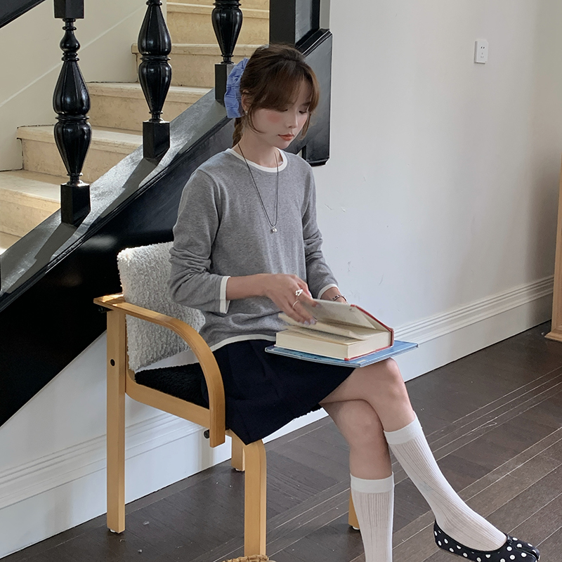 100% 면 여성용 O넥 컬러 블로킹 긴소매 셔츠 플러 - Summer Clothing Types 리뷰 및 가격