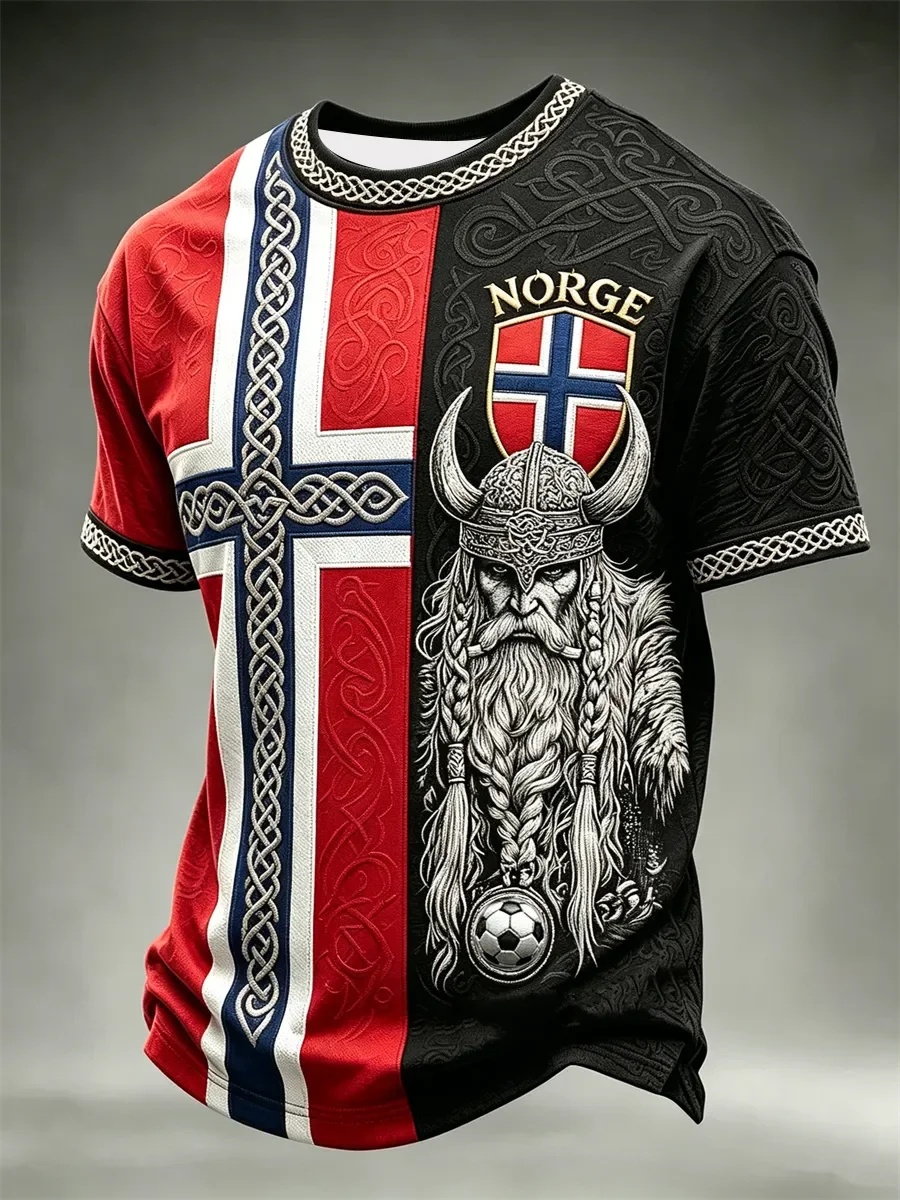 2026년 여름 남성용 노르웨이 바이킹 축구 티셔츠 그 - Summer Viking Clothing 리뷰 및 가격